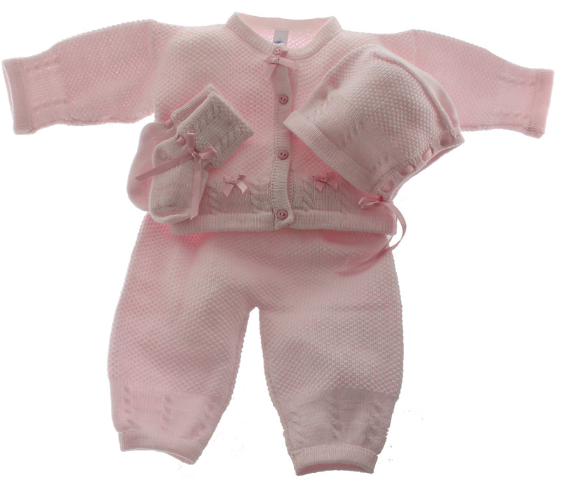 Pink Layette Set by Willbeth