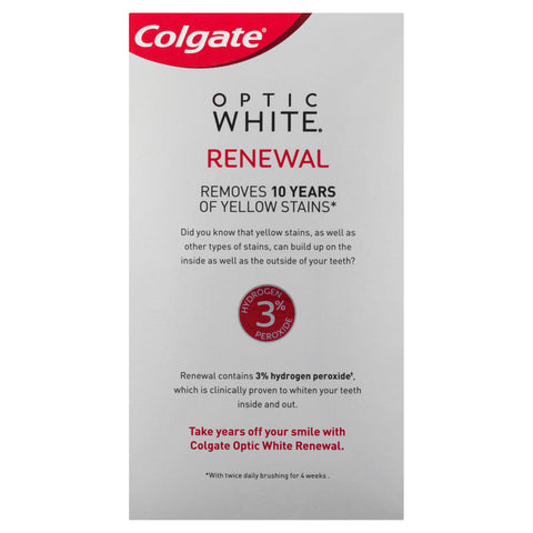 colgate optic white renewal vibrant clean