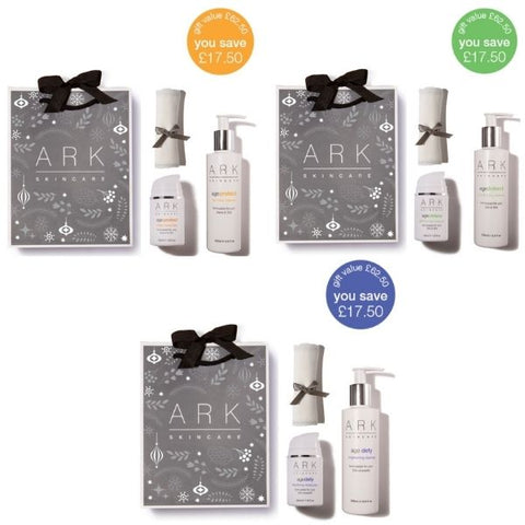 ARK Skincare's Age Intelligent Full Size Sets: Protect, Defend Defy 