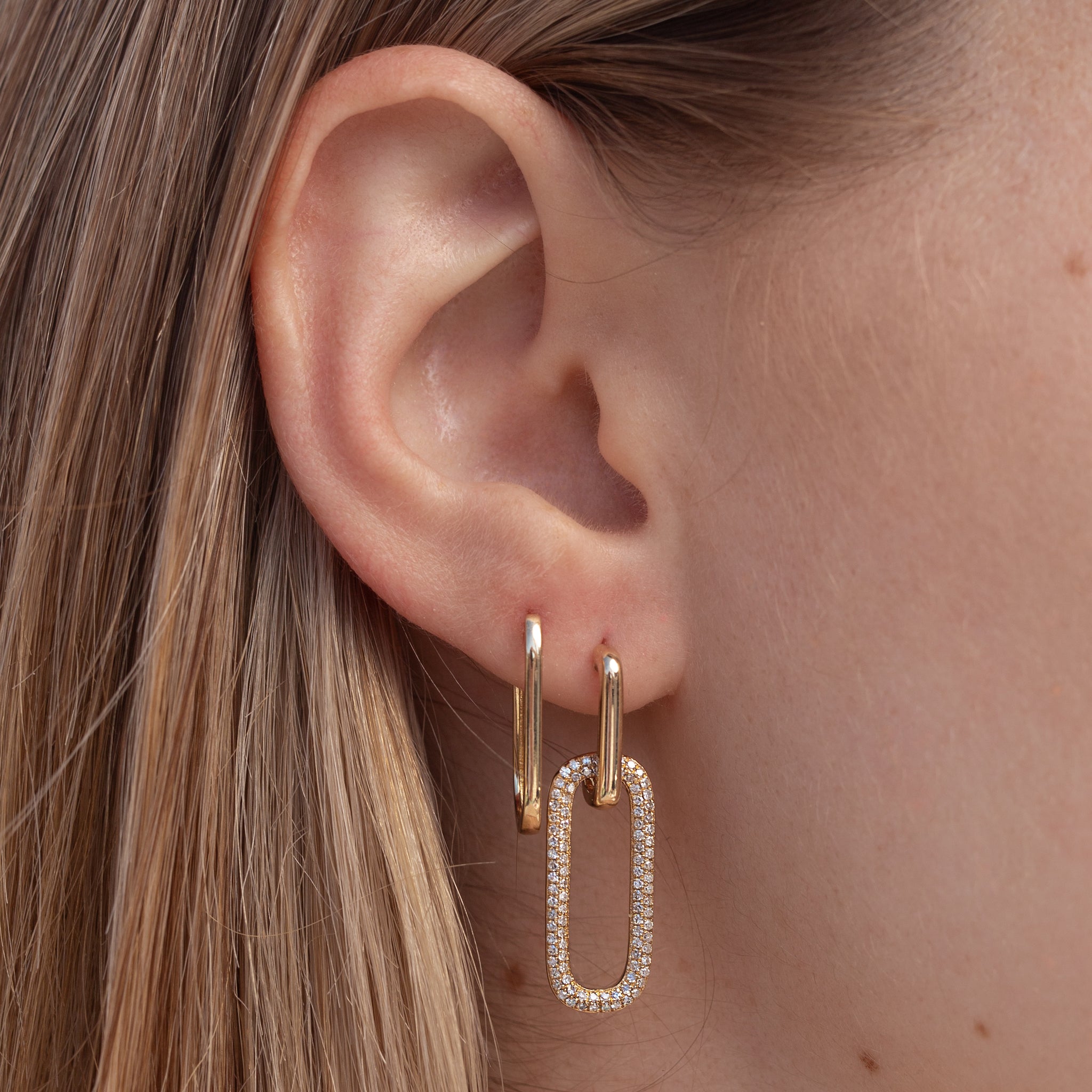 Gabriella Double Link Earrings