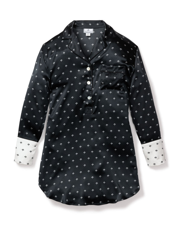 Contrasting pattern button-down pyjama set, Miiyu