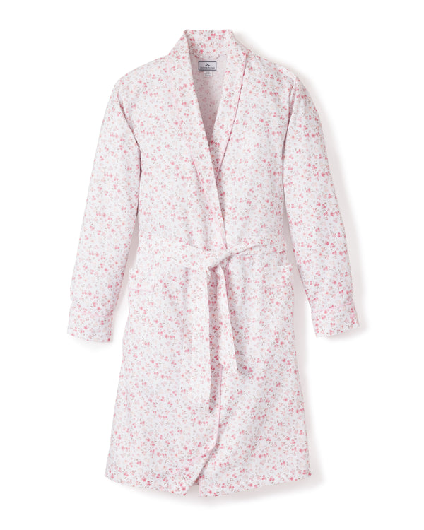 Women's Twill Pajama Set in English Rose Floral