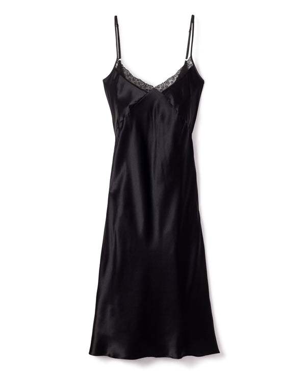 100% Mulberry Silk Navy Cosette Night Dress