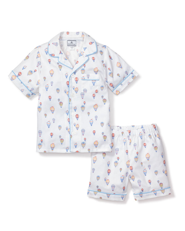 Kid's Twill Pajama Set in Birthday Wishes – Petite Plume