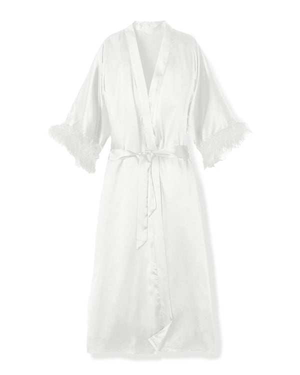 Long Silk Robe For Men Big and Tall Silk Dressing Gown