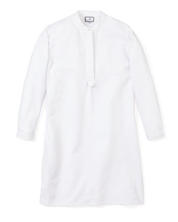 Women's White Flannel Seraphine Nightgown