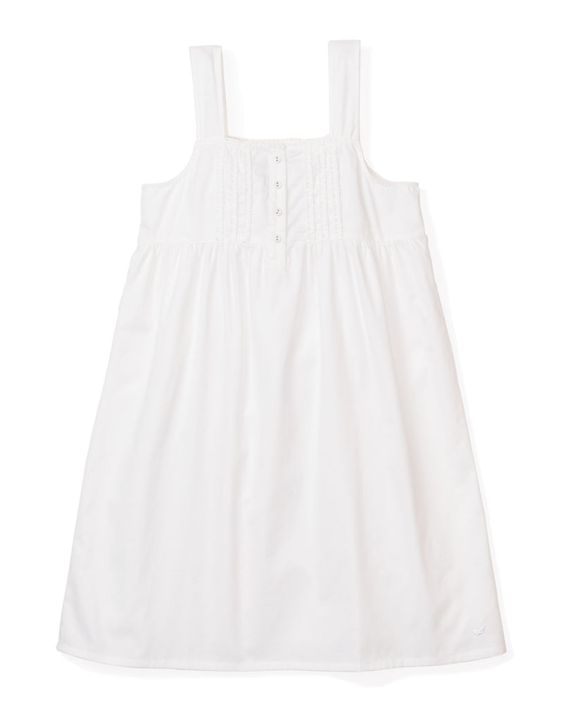 Women's White Charlotte Nightgown – Petite Plume