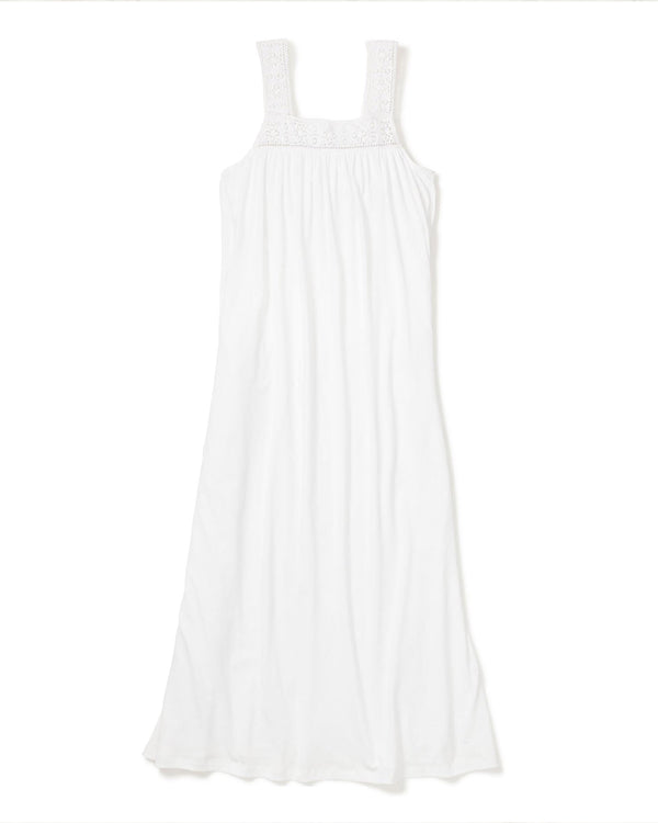 white cotton nightgown