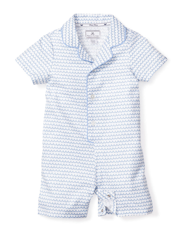 Petite Plume Baby's ​Par Avion Summer Romper - White - Size 12 Months