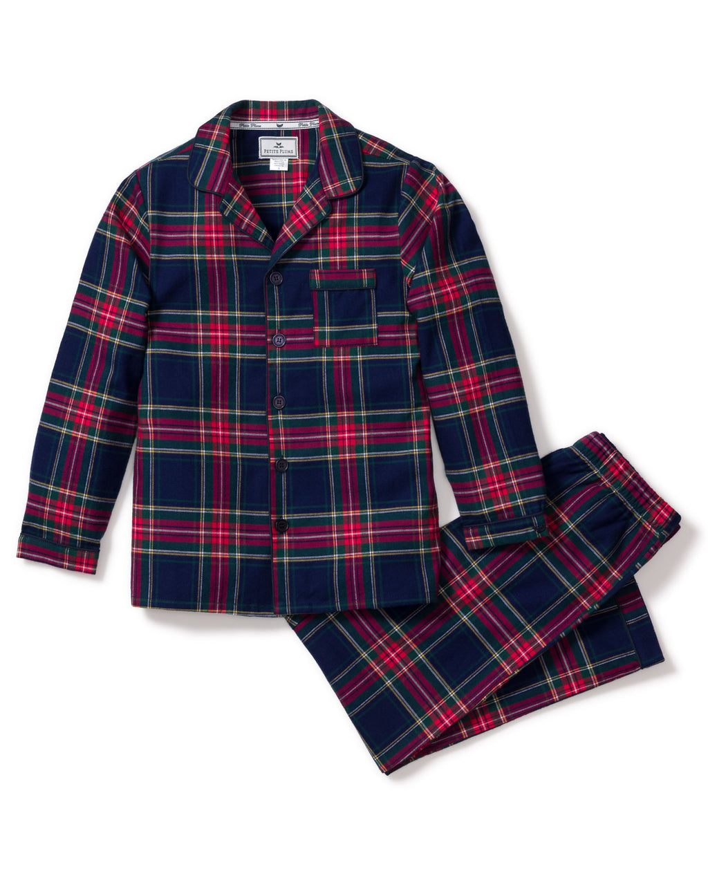 Children's Windsor Tartan Pajama Set | Petite Plume