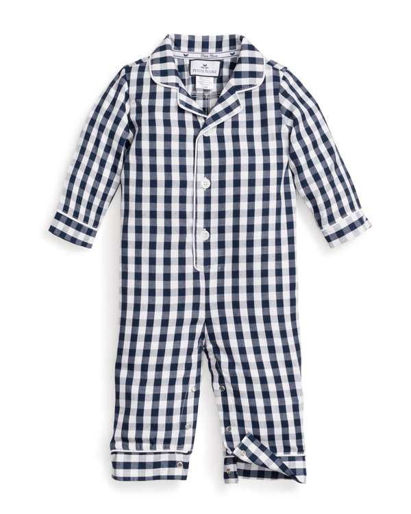 Petite Plume Gingham Kid's Pajama Set – The Monogram Edit