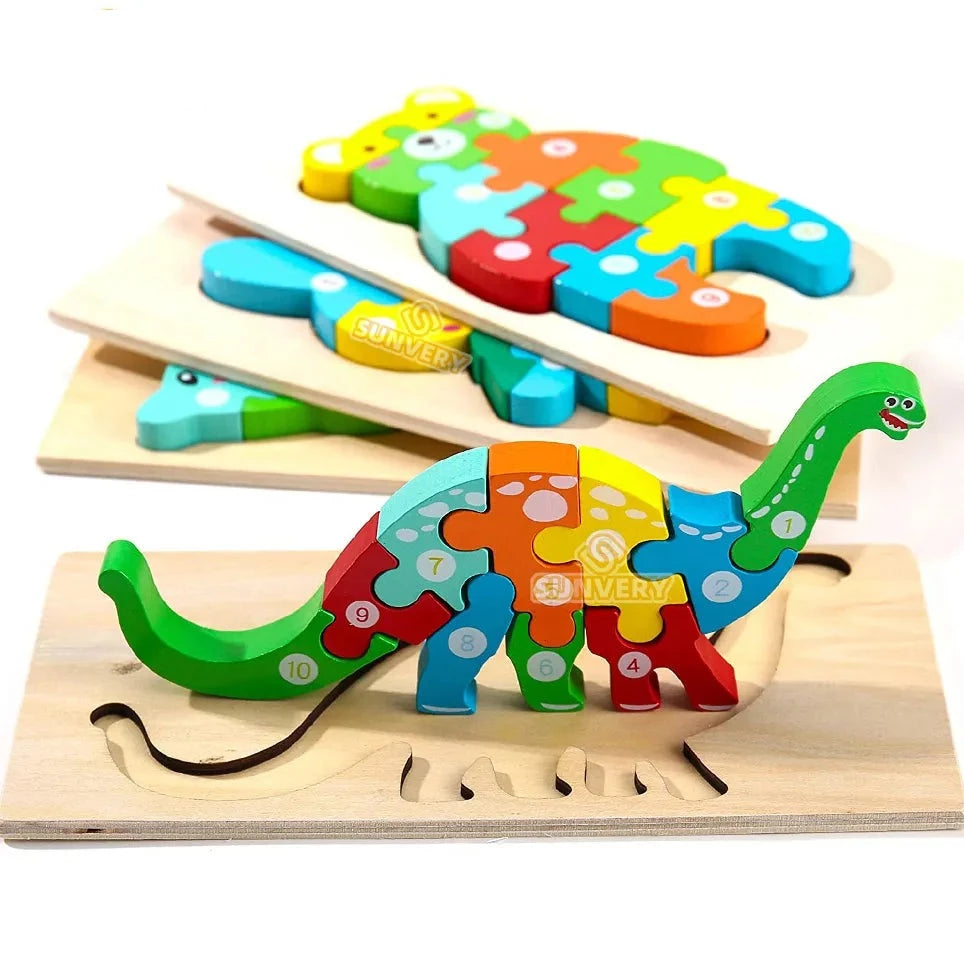 Wooden Toddler Puzzles Toy