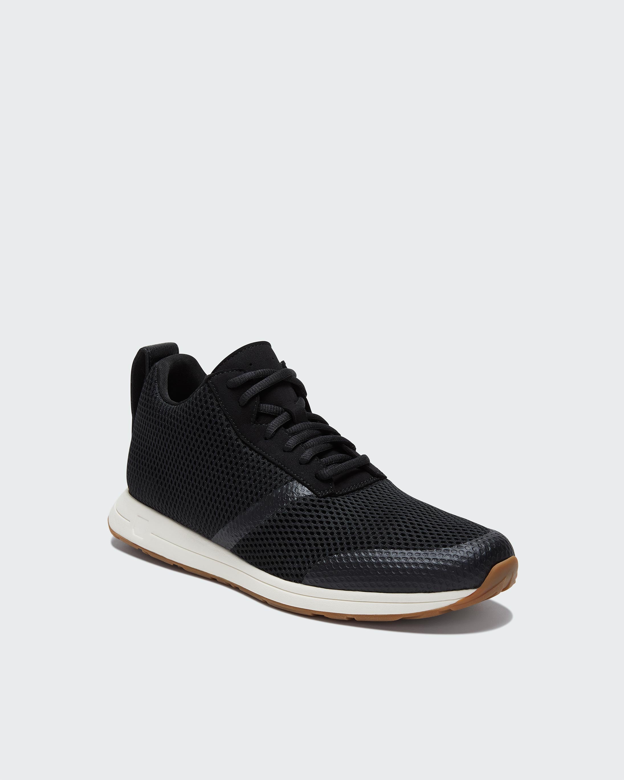 The Henry Mid Trainer / Mesh / Blacktop - YORK Athletics Mfg product image