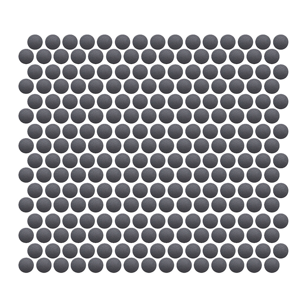 Foundry Mosaic Collection – Penny-Round Tiles Iron