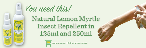 Natural Lemon Myrtle Insect Repellent