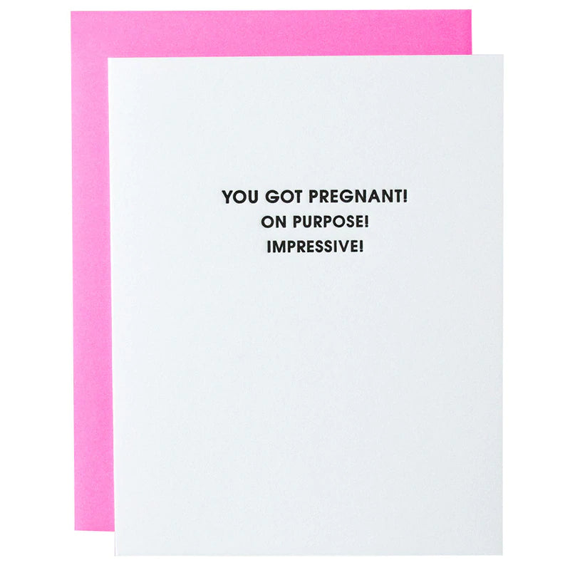 Pregnant On Purpose Card