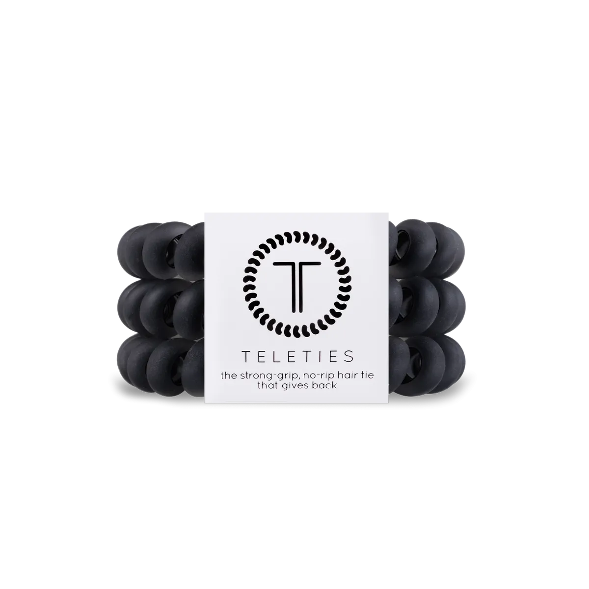 Large Teleties (Matte Black)