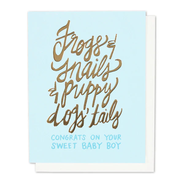 Frogs & Snails Card