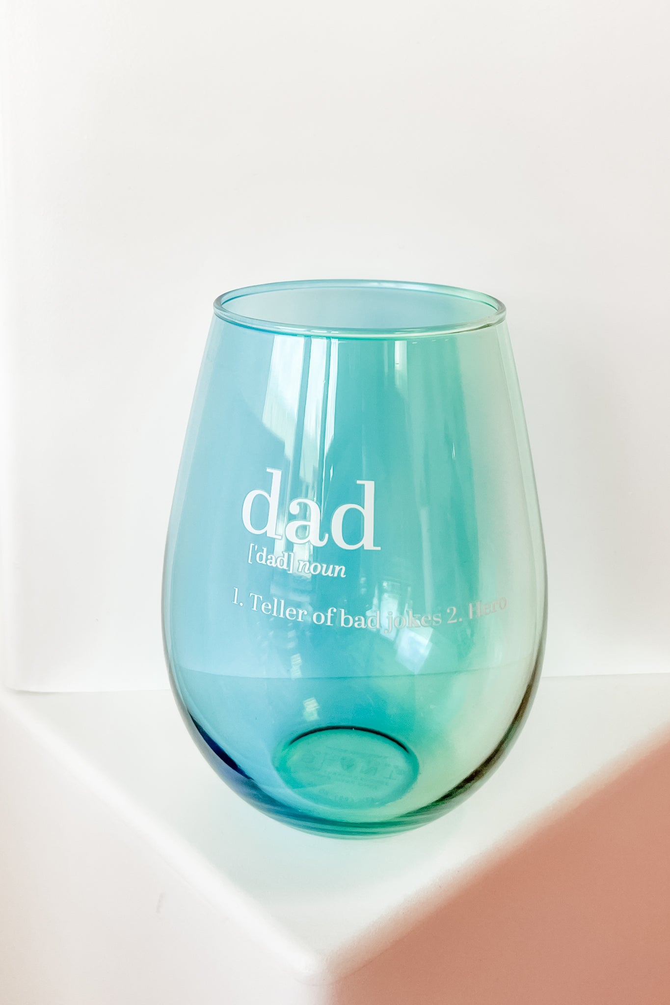 Dad Jumbo Wine Glass