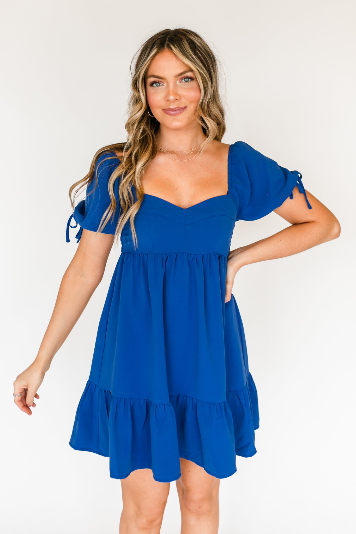 Madeline Babydoll Mini Dress – Four Sisters Boutique