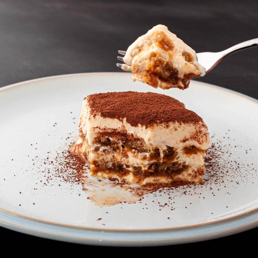 Classic Italian Tiramisu ready to eat