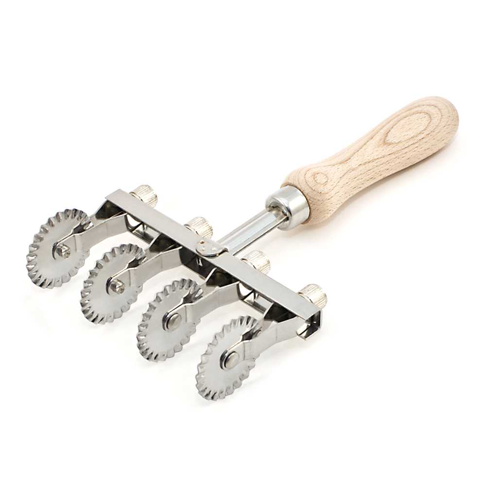 Ateco 5 Wheel Stainless Steel Cutter, 2 1/8 Inch Wheels