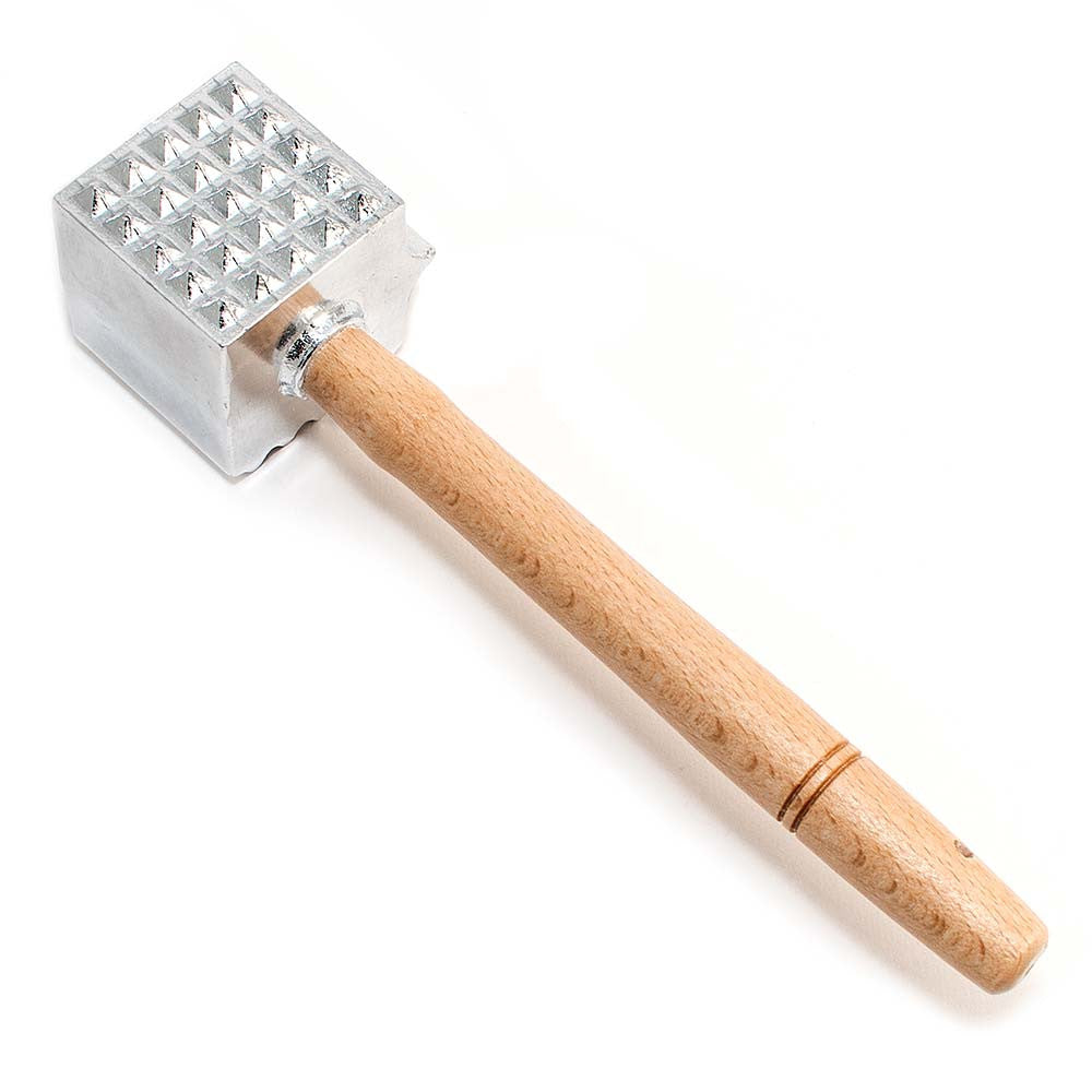 Meat Pounder / Tenderiser Hammer With Bone Cutting Blade – Italian
