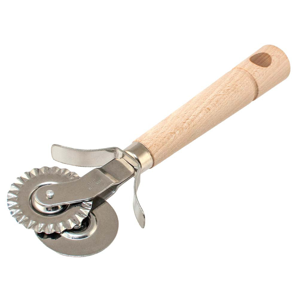 Straight Pastry / Pasta Wheel Cutter with Aluminium Wheel and Beech Ha –  Italian Cookshop Ltd