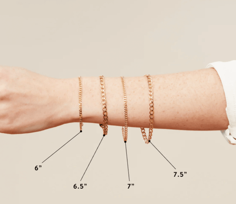 Bracelet Size Example