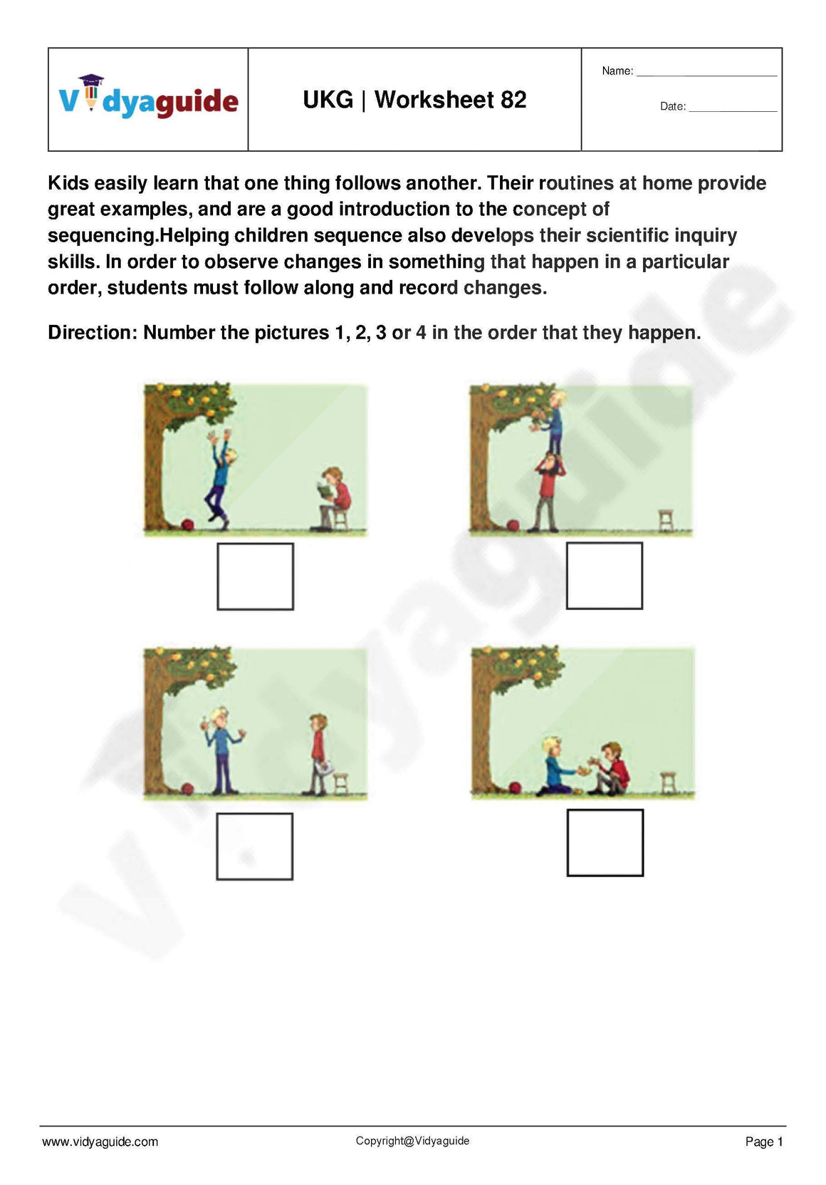 kindergarten worksheets tagged ukg mental ability olympiadtester