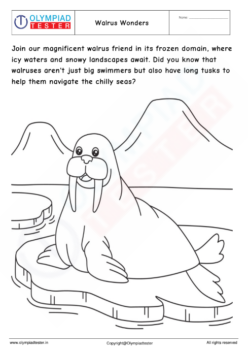 Wlarus coloring Page