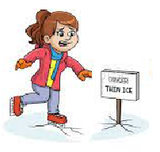 On thin ice - Idiom meaning and example