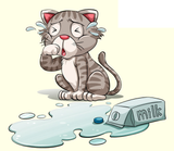 Cry over spilled milk - Idiom meaning and example