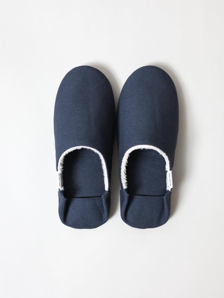 Canvas Home Shoes Wool-Lined - Rikumo