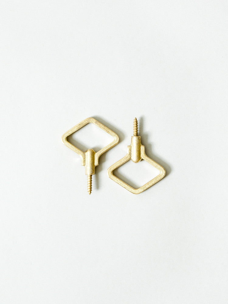 brass hooks