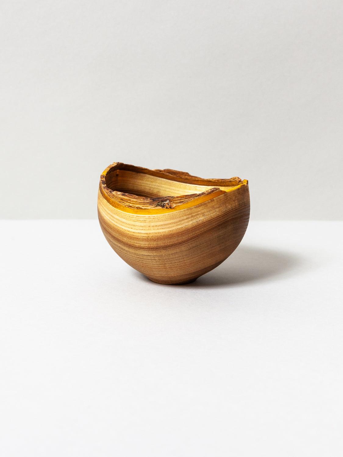 Usuda Wooden Bowl - Phellodendron Bowl #3