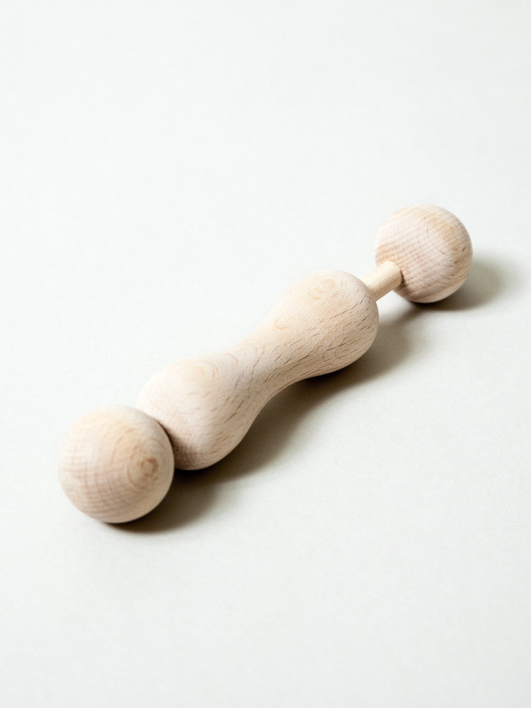 beech wood sideways rattle