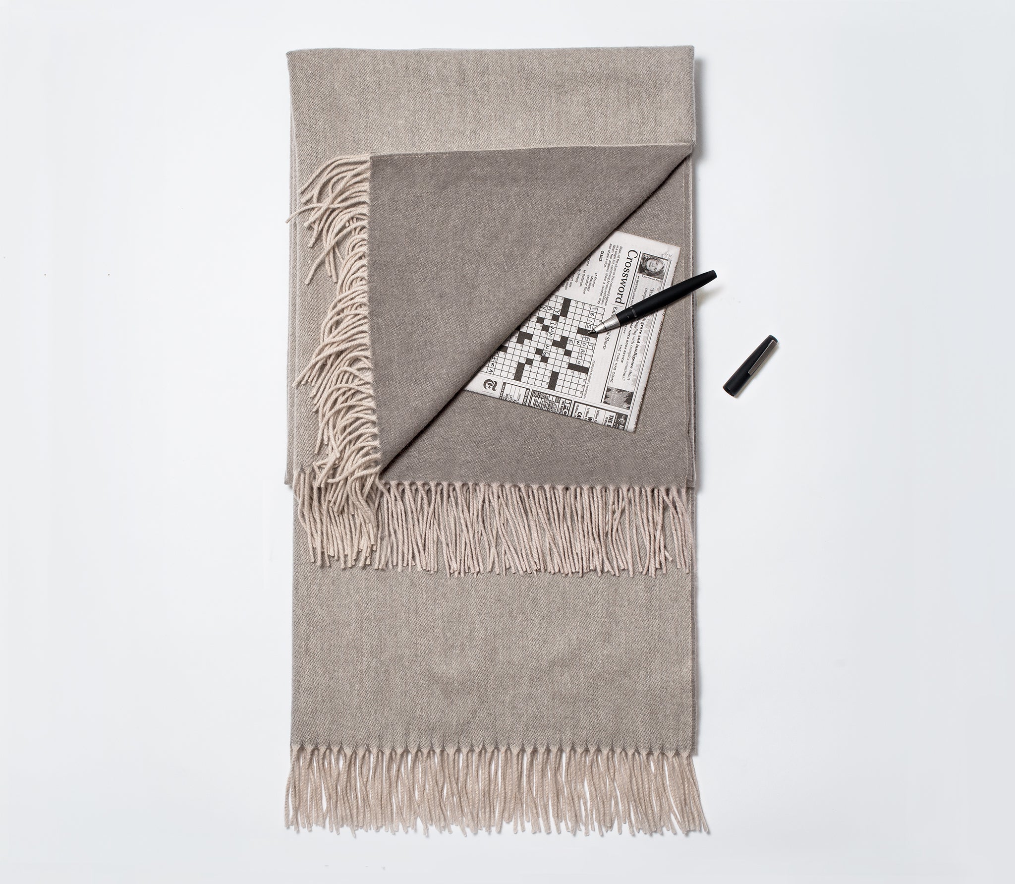 Snowe Fringed Throw 