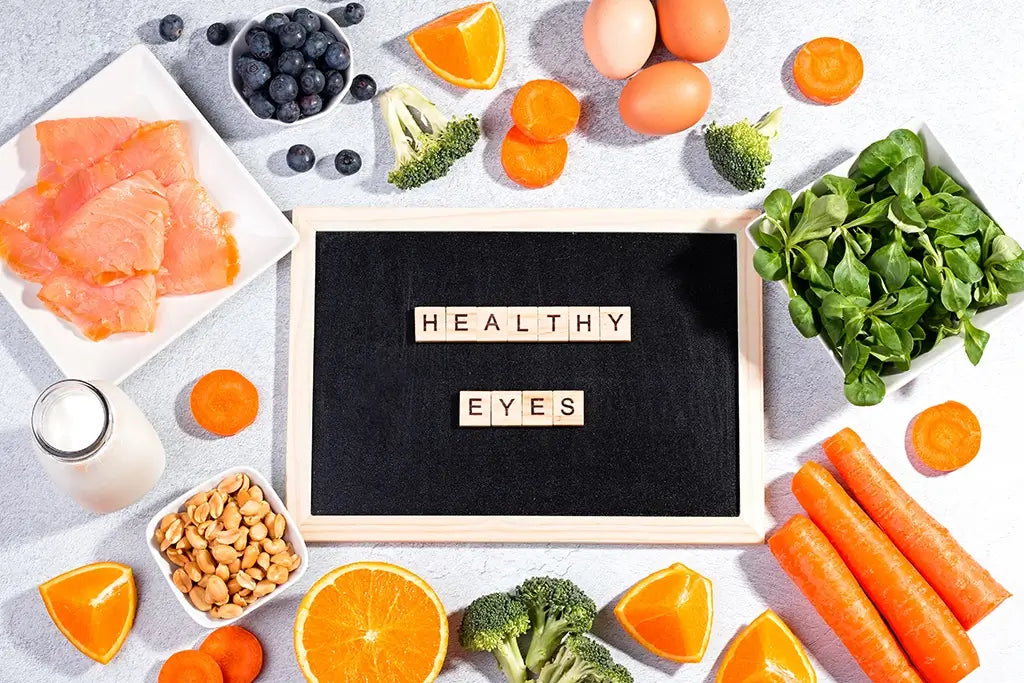 Foods that help maintain eyes healthy, supplements for keeping good vision, vitamins for eyes