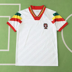 Portugal 1992 Season Away White Retro Jersey Trikot