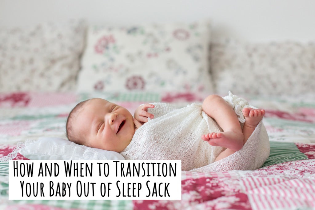 A baby transition out of its sleep sack