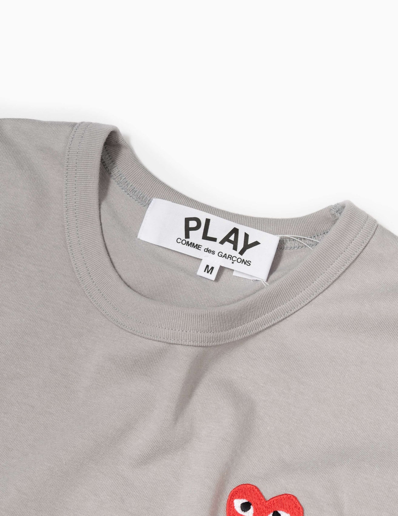 comme des garcons play colour series logo tee