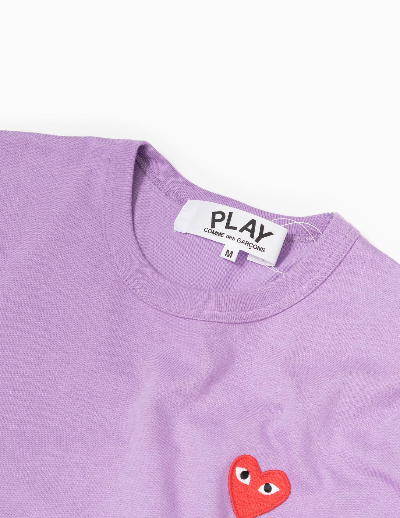 comme des garcons purple t shirt