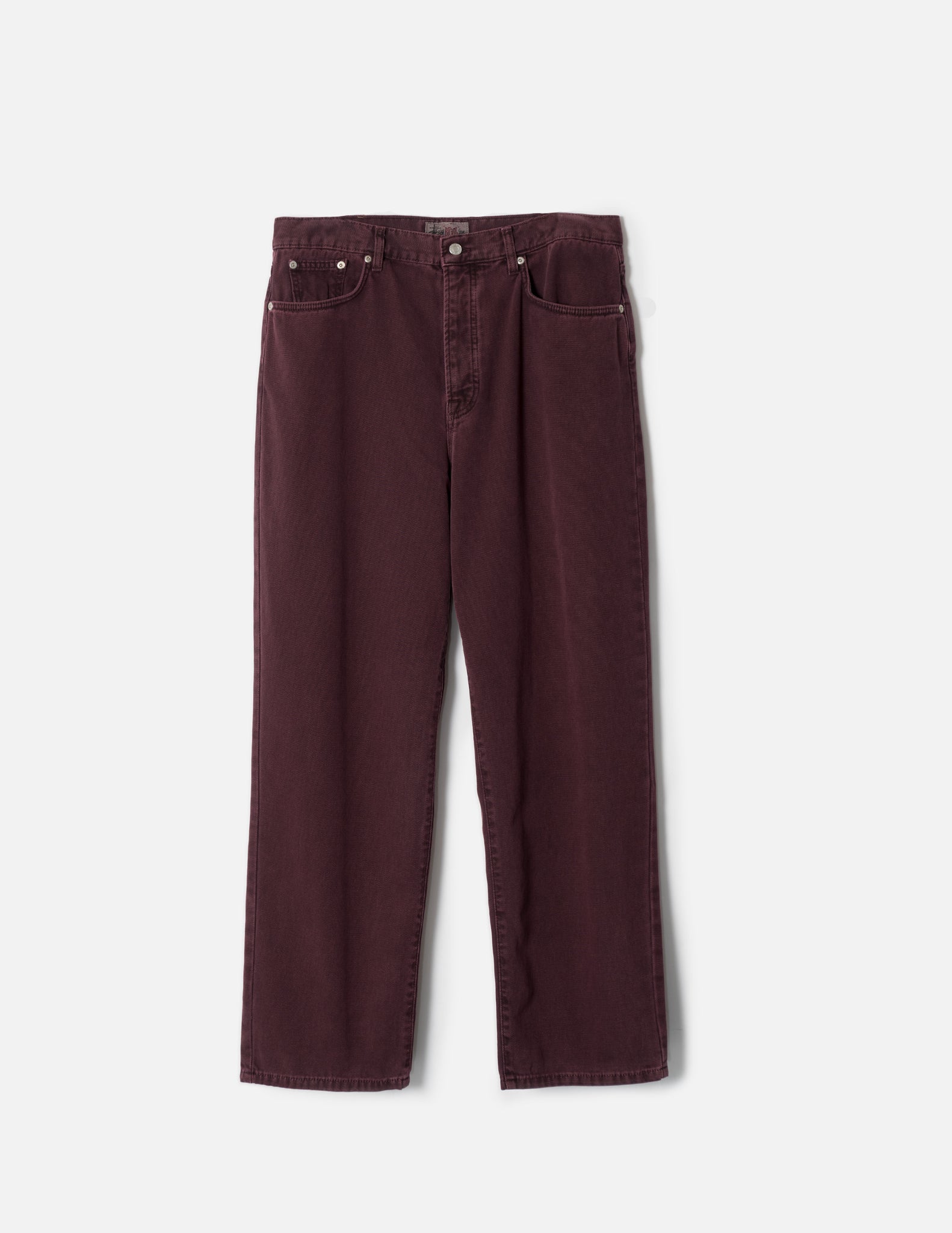 Stussy Washed Canvas Big Ol' Jeans - Purple | Stussy Trousers | CARTOCON