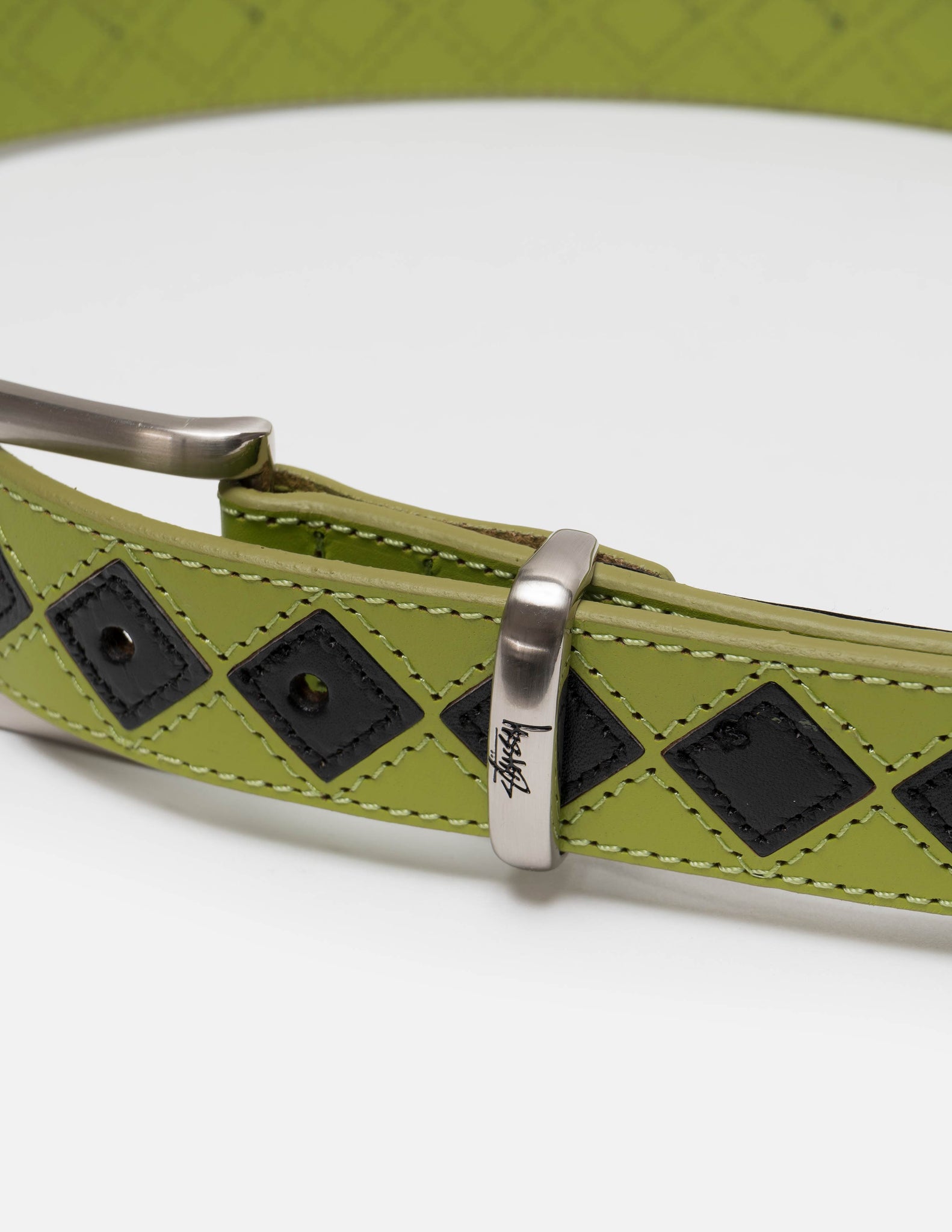 超目玉超目玉STUSSY ARGLE STITCH LETHER BELT ベルト | purcellcom.com