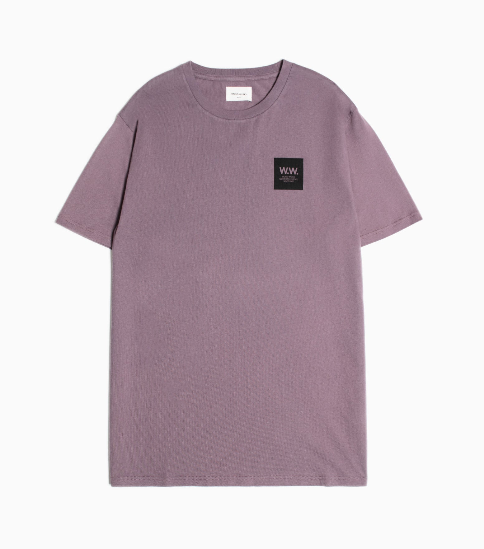 Wood Wood WW Logo Box T-Shirt - Purple