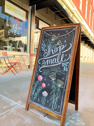 Shop Small Chalkboard