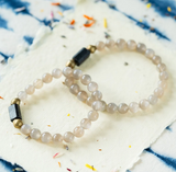 beaded moonstone bracelet