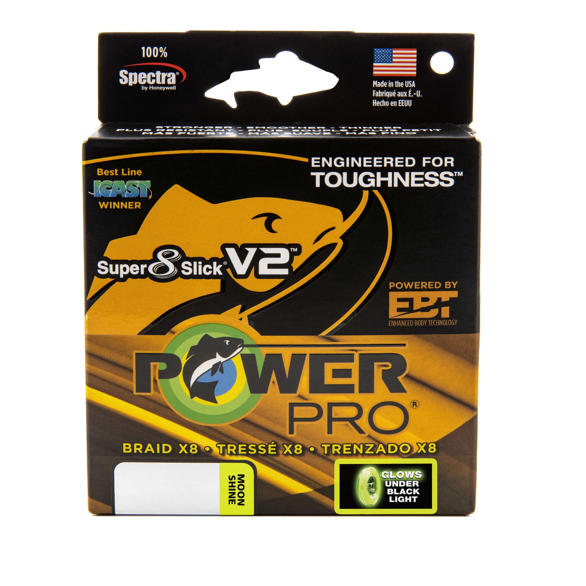 Power Pro Super8Slick V2 Braided Line Moonshine