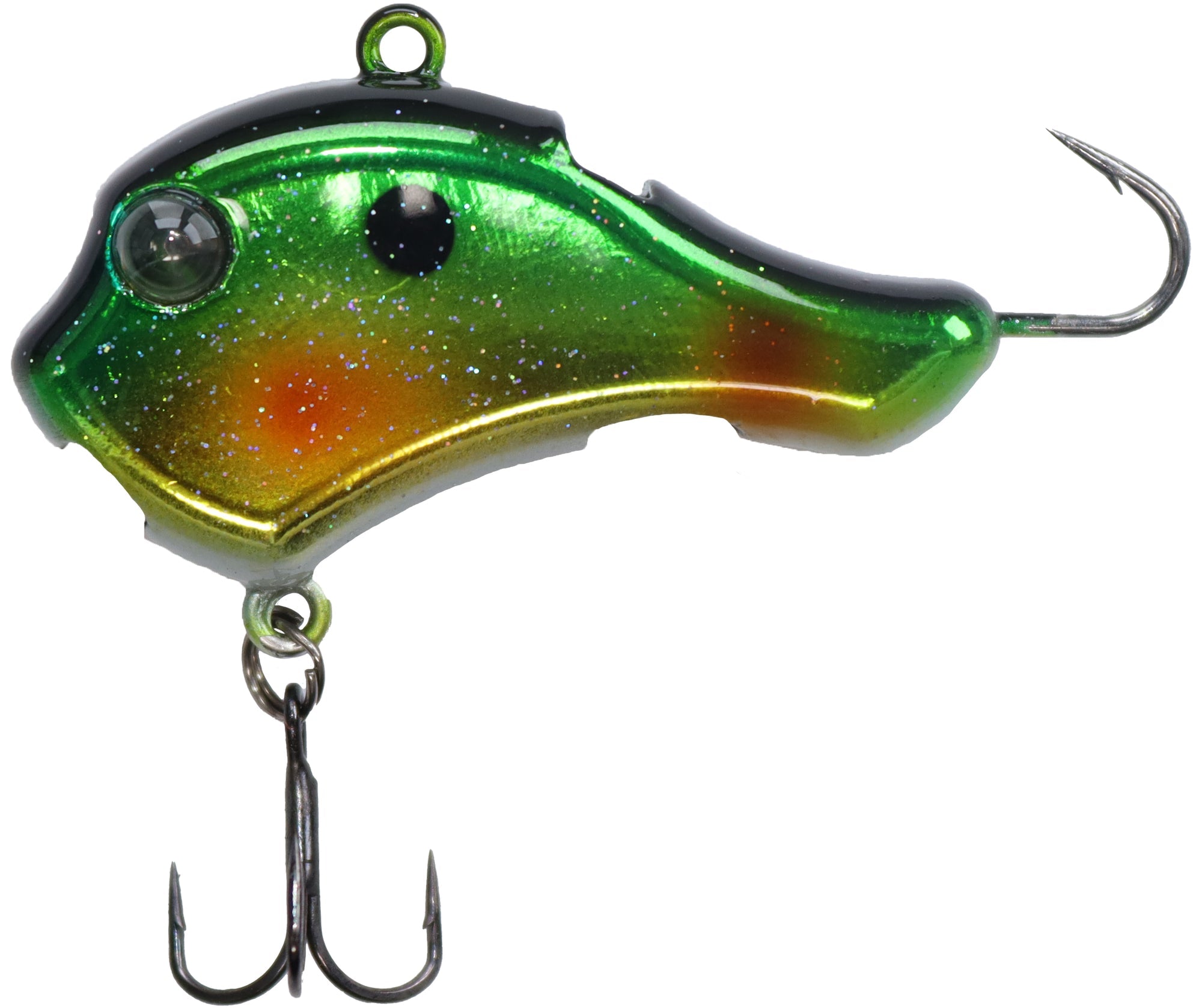 🔥Hyper-Rattle.. Jigging Minnow Bait UV Glow Rattle Ice Acme